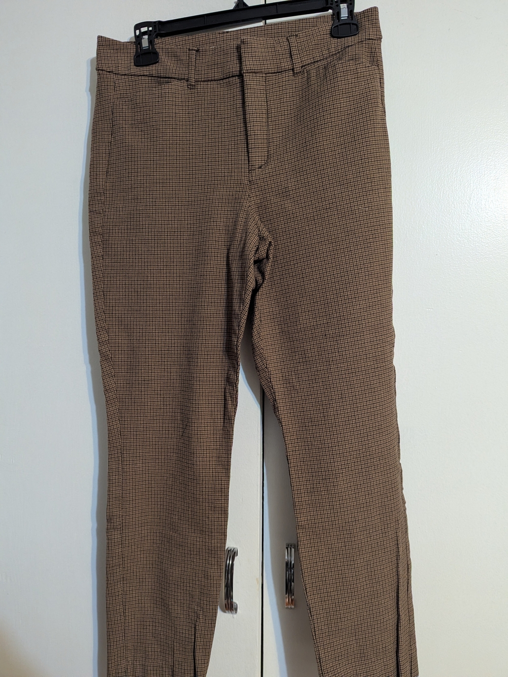 Old Navy Men's Brown Micro-Check Dress Pants